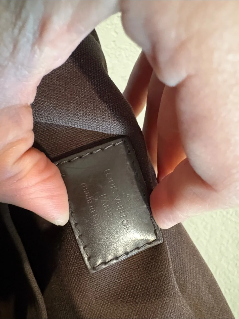 Louis Vuitton Damier Ebene Brown Brooklyn PM Crossbody Bag